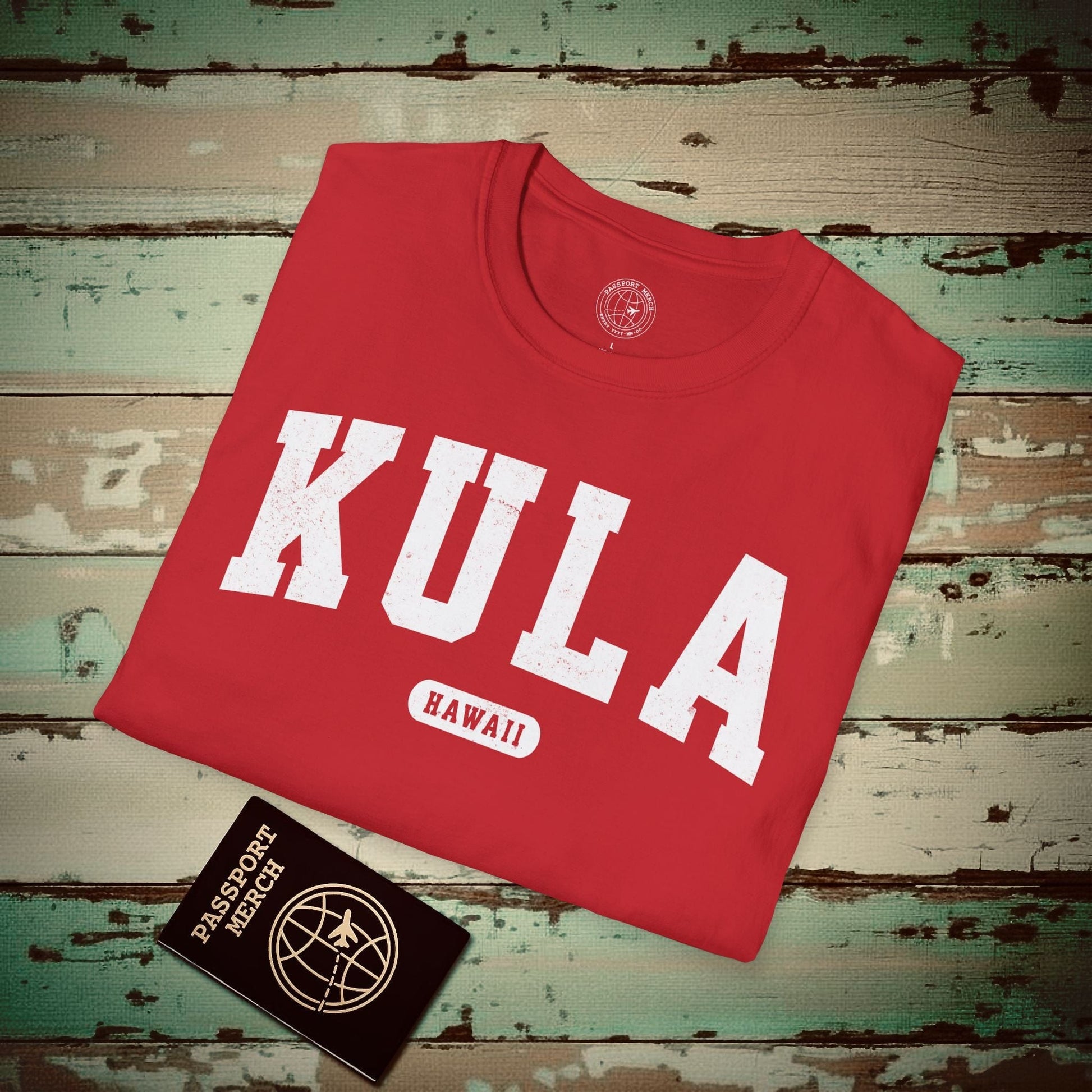 Classic Athletic, Kula, Hawaii (Fan Service) T-Shirt Red / S