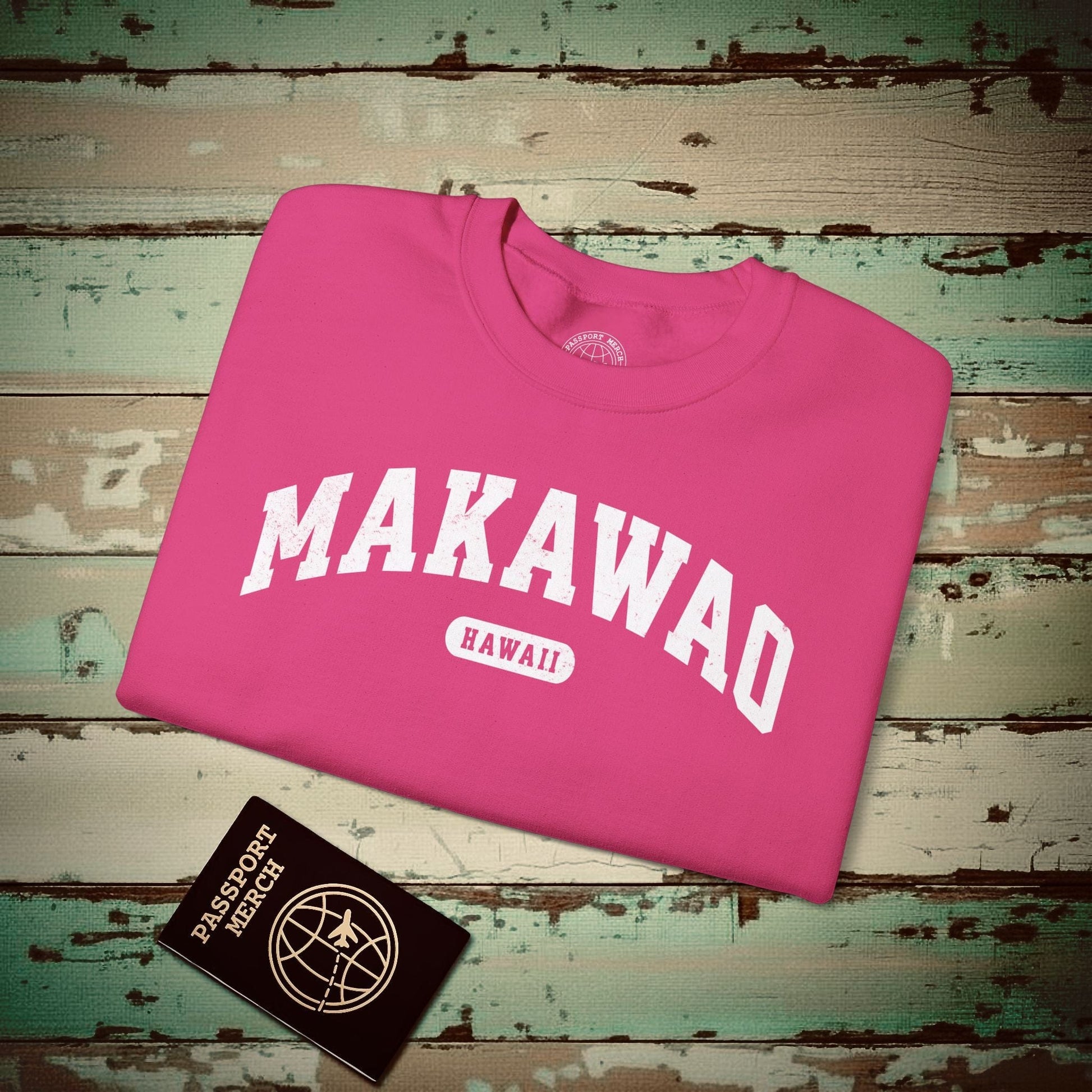 Classic Athletic, Makawao, Hawaii (Fan Service) Crewneck Heliconia / S