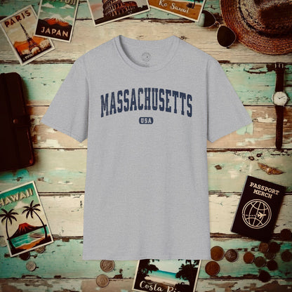 Classic Athletic, Massachusetts (50 States Edition) T-Shirt Sport Grey / S