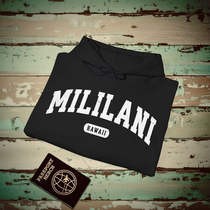 Classic Athletic, Mililani, Hawaii (Fan Service) Hoodie Black / S