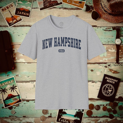 Classic Athletic, New Hampshire (50 States Edition) T-Shirt Sport Grey / S