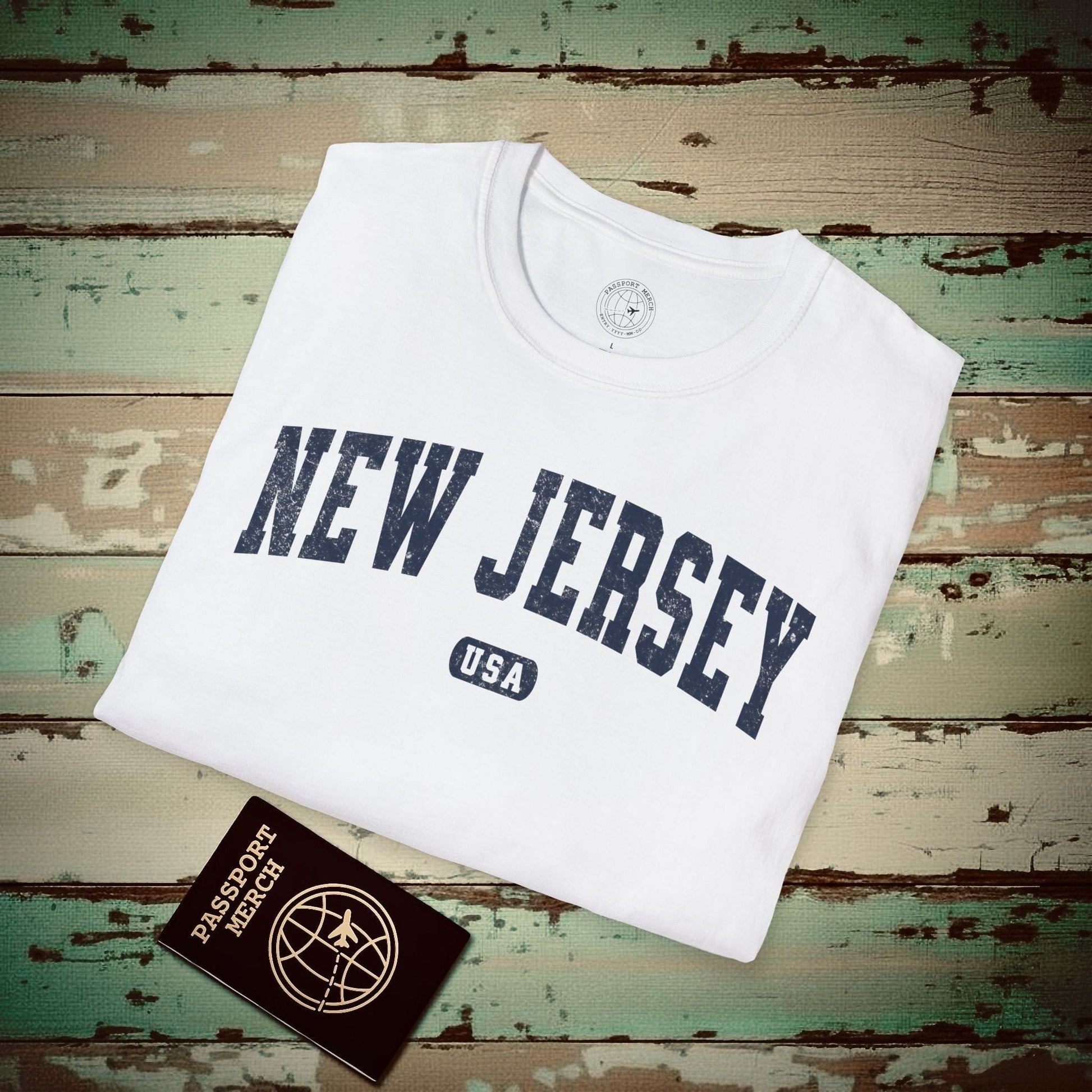 Classic Athletic, New Jersey (50 States Edition) T-Shirt White / S