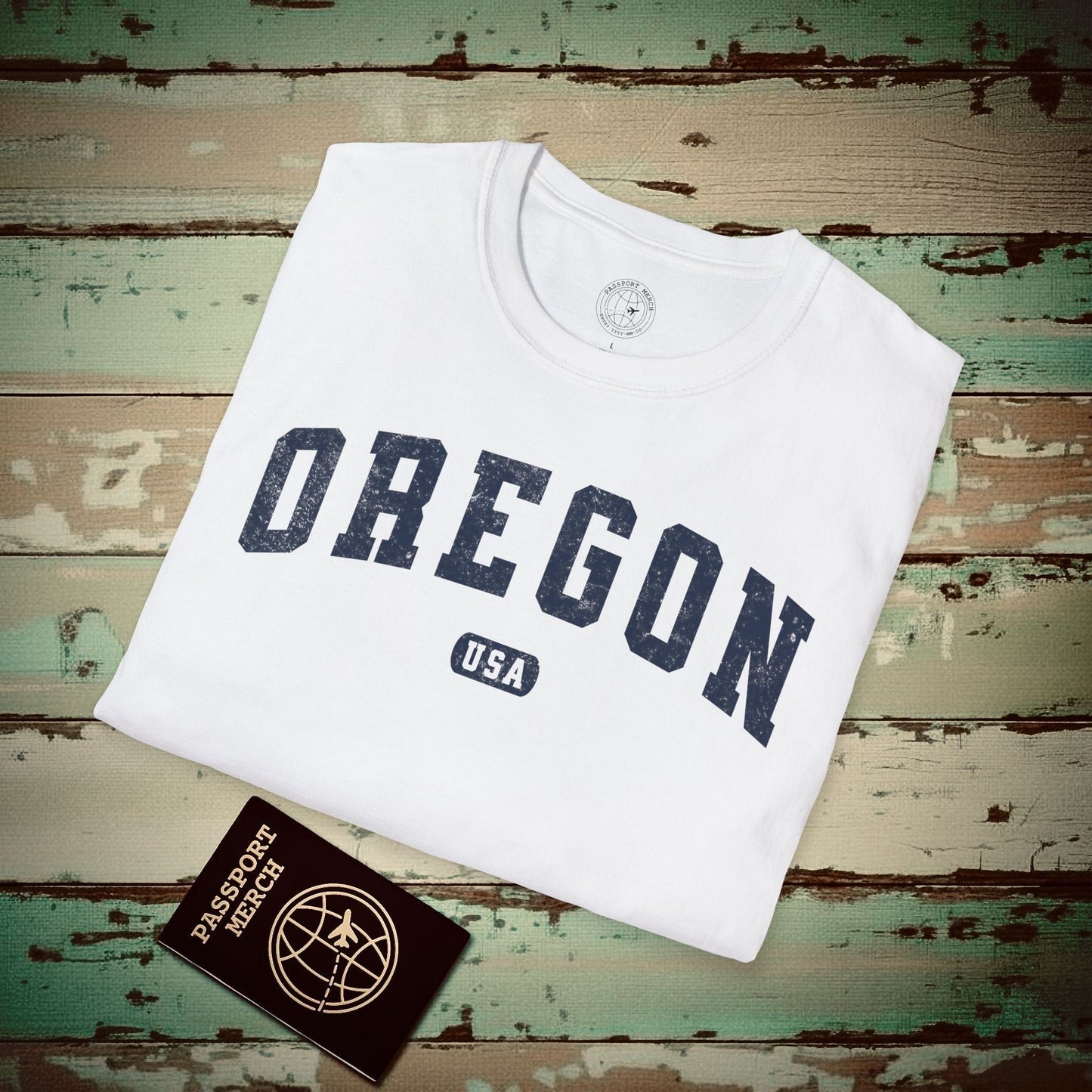 Classic Athletic, Oregon (50 States Edition) T-Shirt White / S