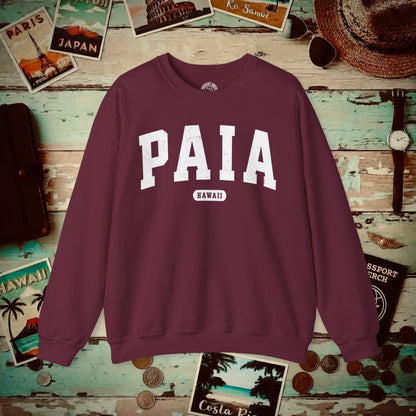 Classic Athletic, Paia, Hawaii (Fan Service) Crewneck Maroon / S