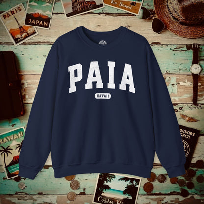 Classic Athletic, Paia, Hawaii (Fan Service) Crewneck Navy / S