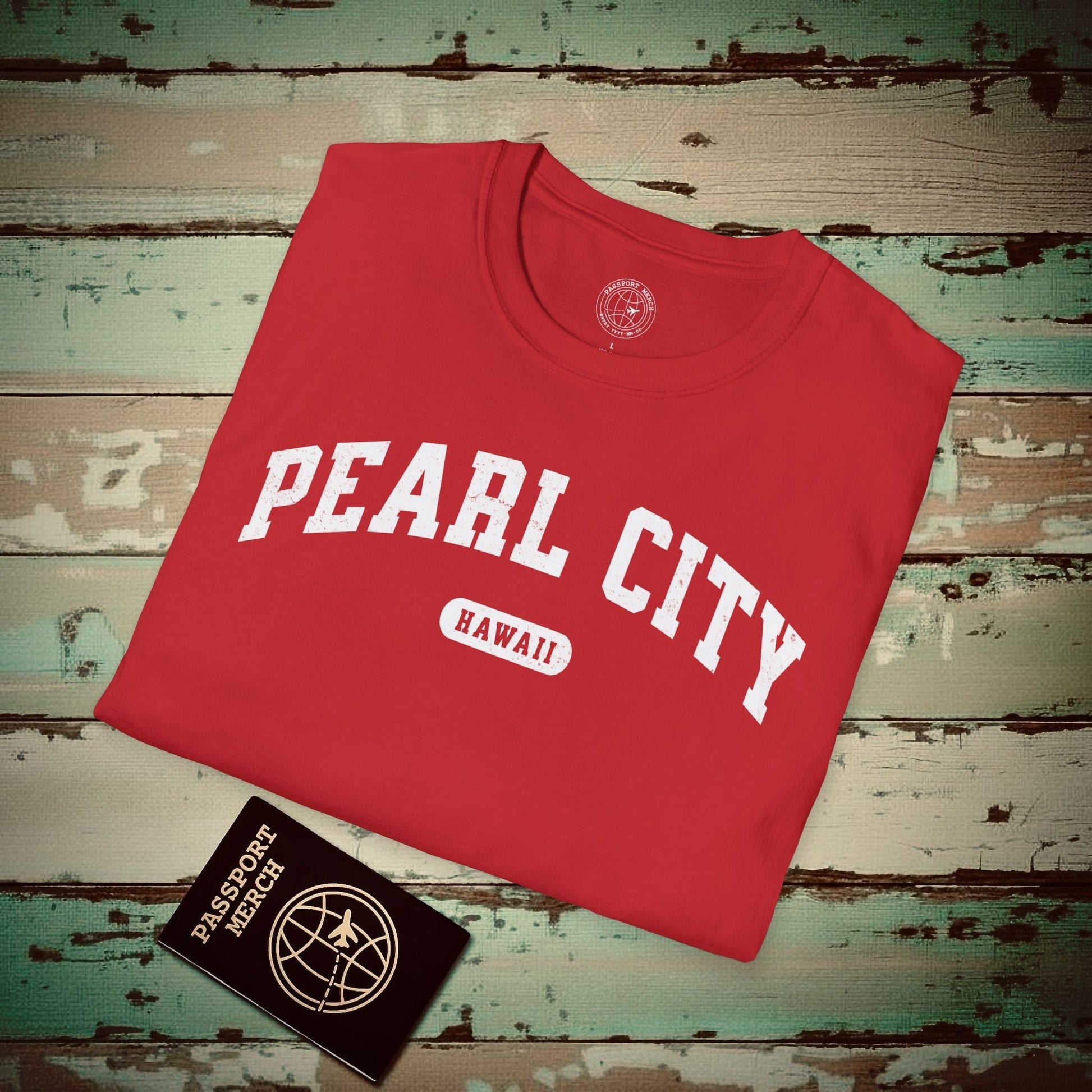 Classic Athletic, Pearl City, Hawaii (Fan Service) T-Shirt Red / S