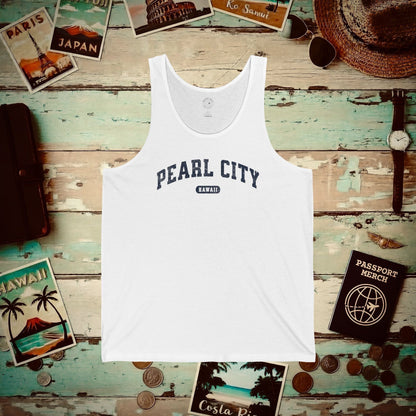 Classic Athletic, Pearl City, Hawaii (Fan Service) Tank Top White / XS