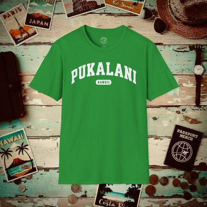 Classic Athletic, Pukalani, Hawaii (Fan Service) T-Shirt Irish Green / S