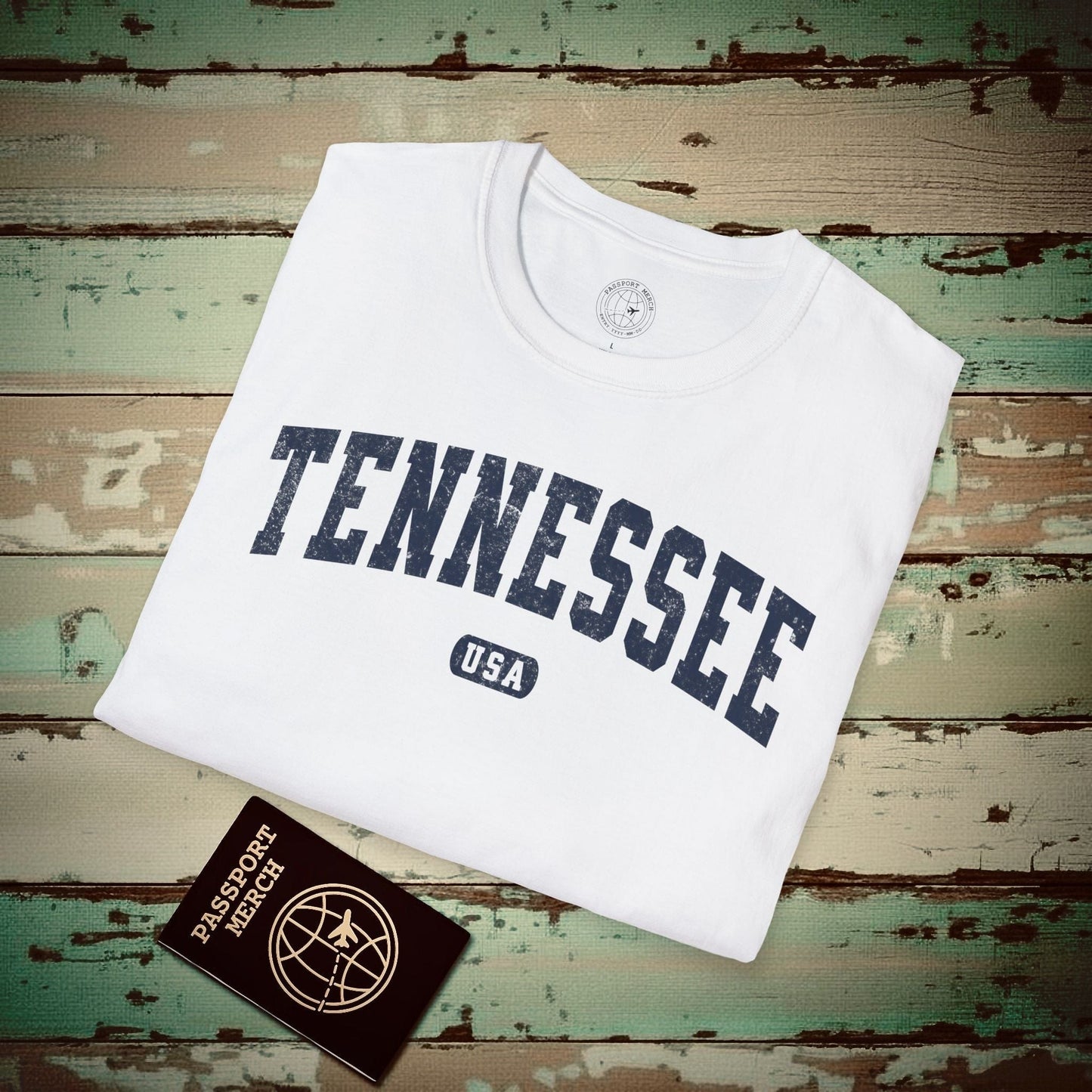 Classic Athletic, Tennessee (50 States Edition) T-Shirt White / S