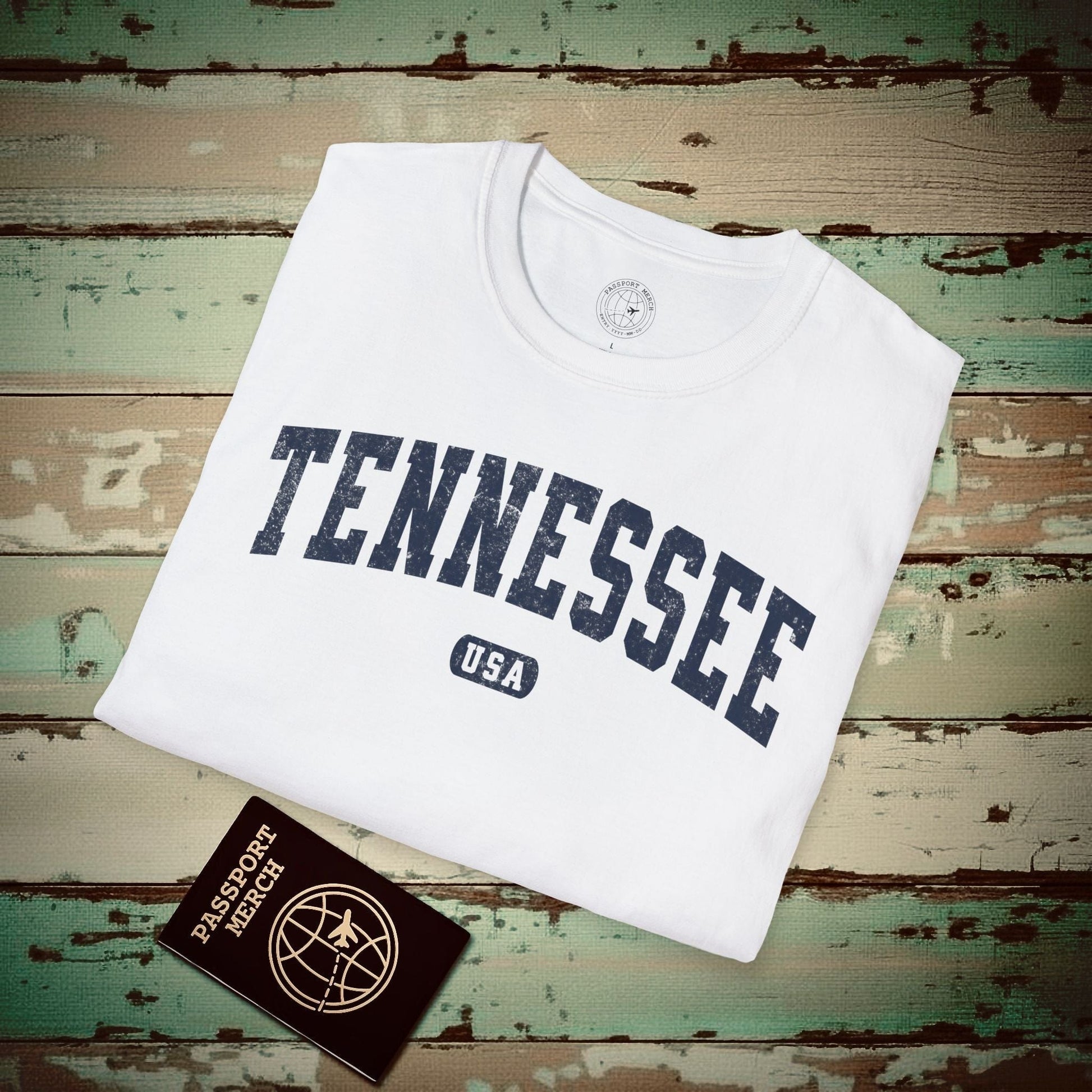 Classic Athletic, Tennessee (50 States Edition) T-Shirt White / S