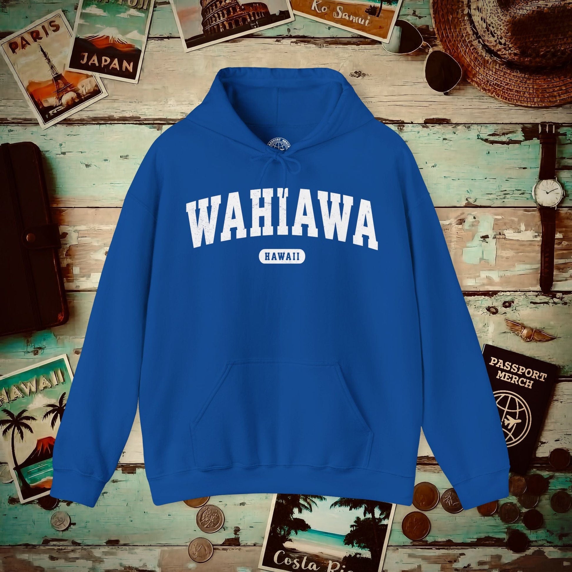 Classic Athletic, Wahiawa, Hawaii (Fan Service) Hoodie Royal / S