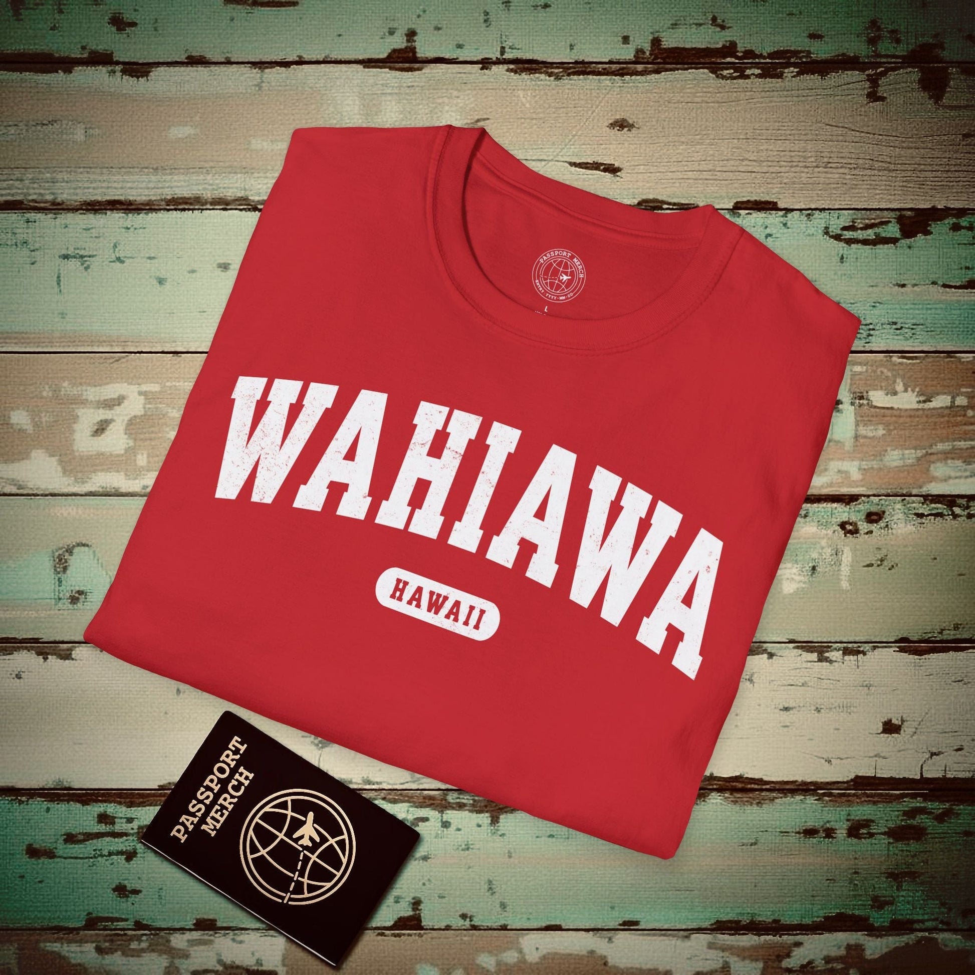 Classic Athletic, Wahiawa, Hawaii (Fan Service) T-Shirt Red / S
