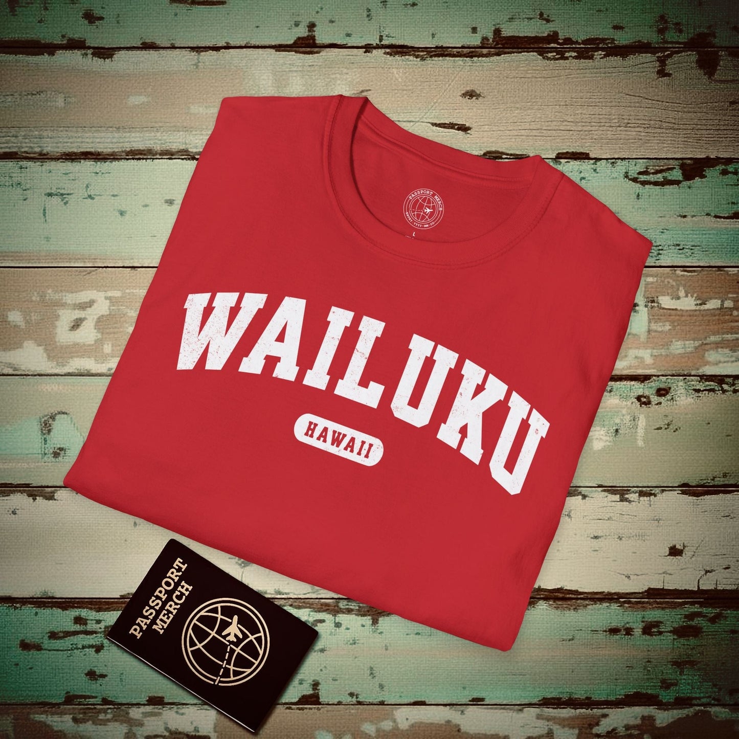 Classic Athletic, Wailuku, Hawaii (Fan Service) T-Shirt Red / S