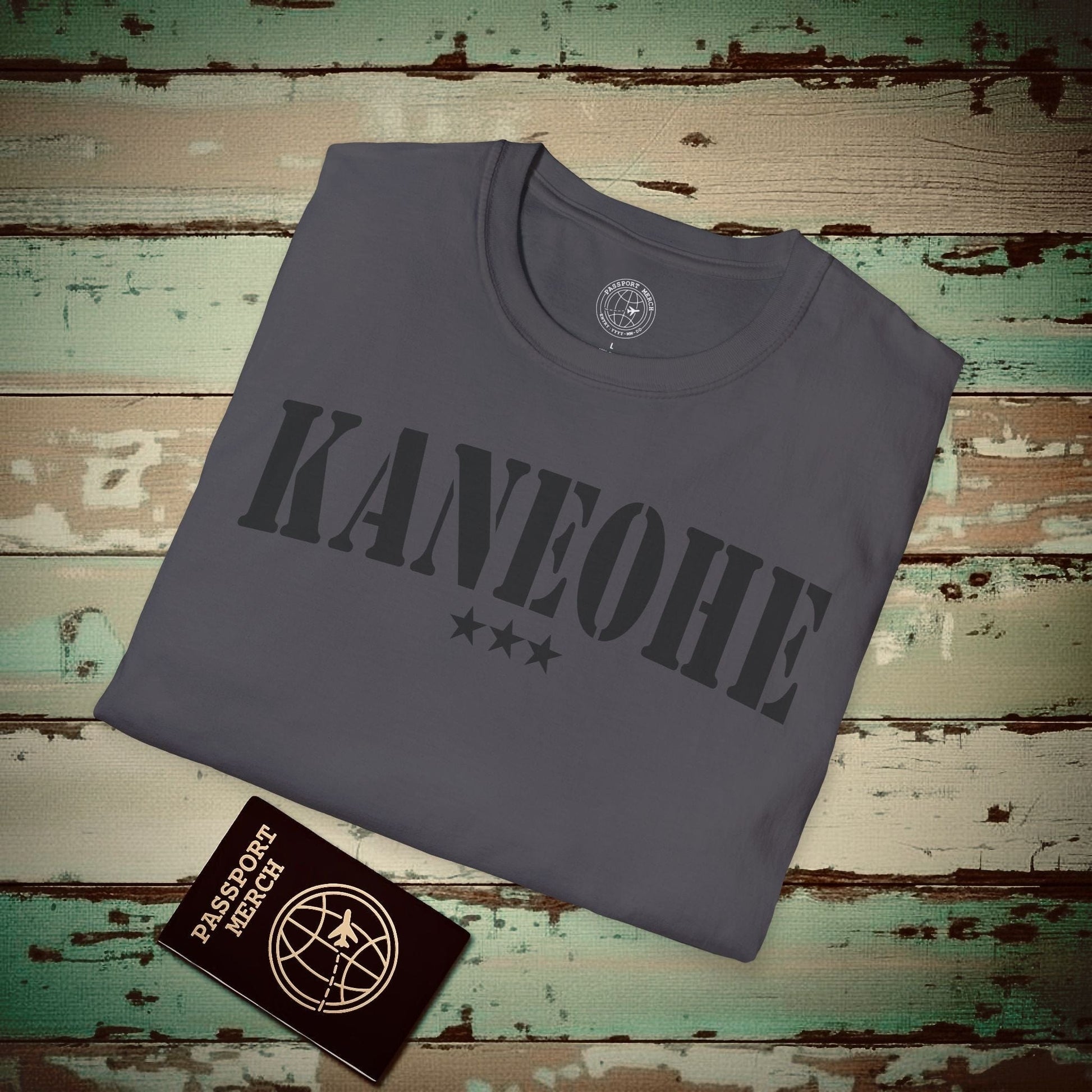 Classic Military, Kaneohe, Hawaii T-Shirt Charcoal / S