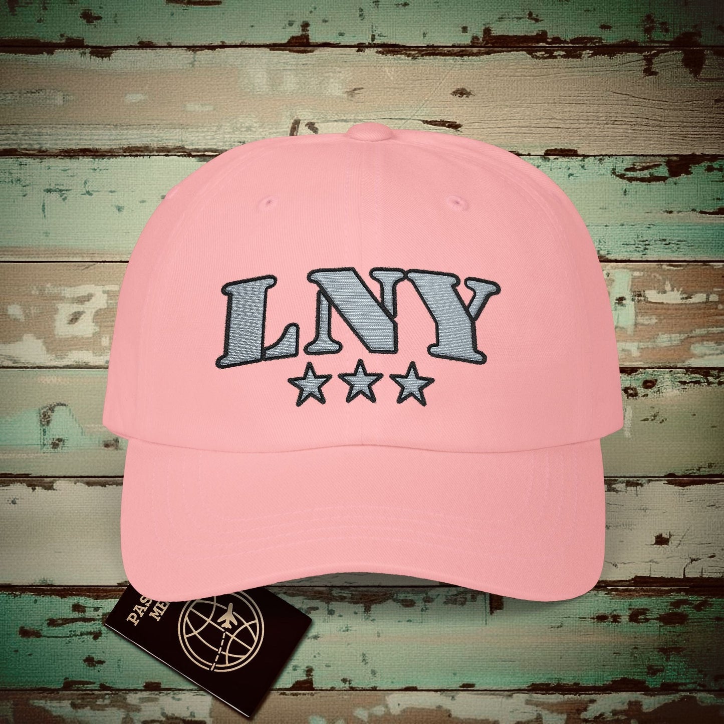 Classic Military, Lanai Hawaii Airport Code (LNY) Embroidered Hat Pink / One size