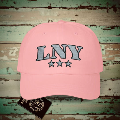 Classic Military, Lanai Hawaii Airport Code (LNY) Embroidered Hat Pink / One size