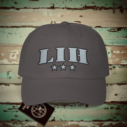 Classic Military, Lihue Hawaii Airport Code (LIH) Embroidered Hat Dark Grey / One size