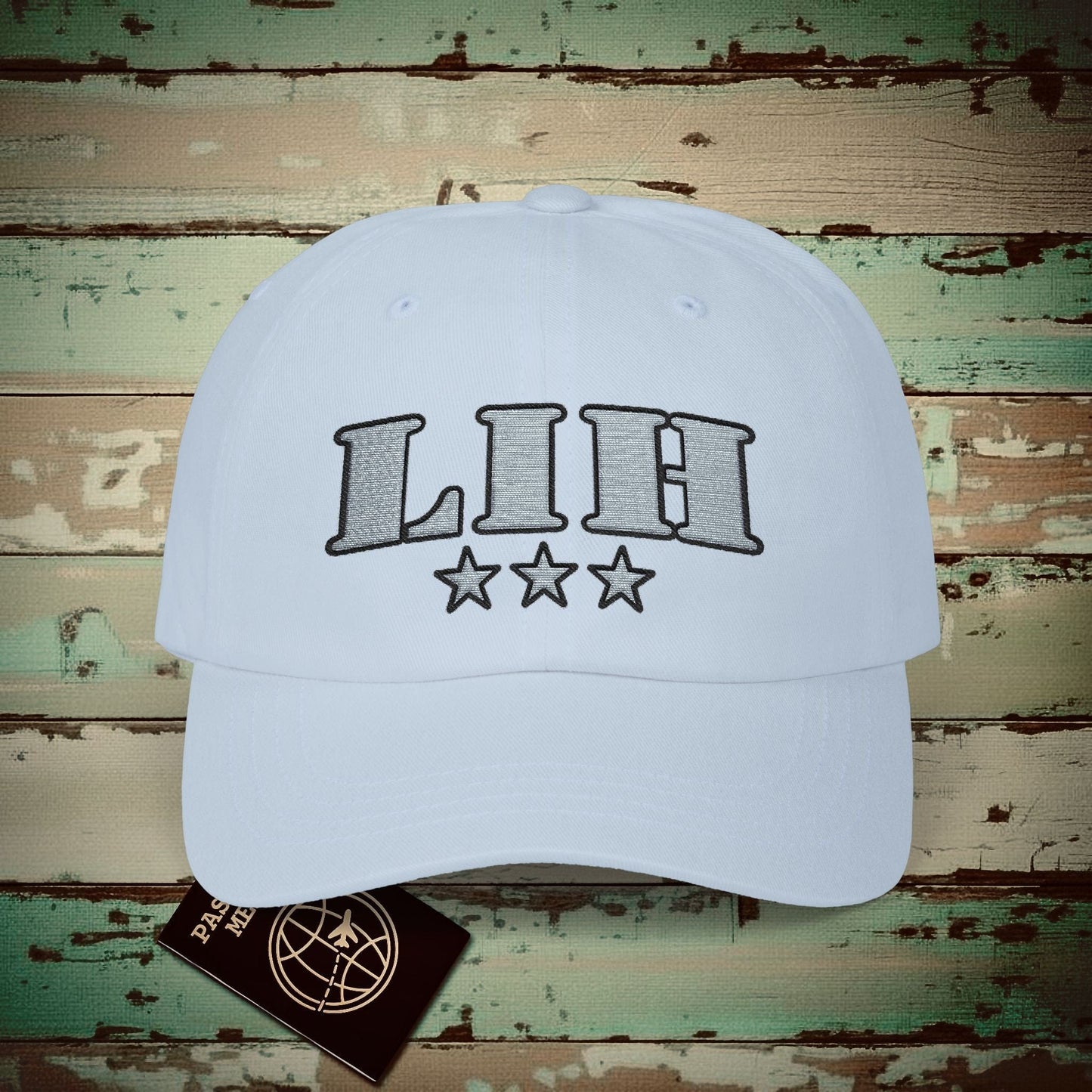 Classic Military, Lihue Hawaii Airport Code (LIH) Embroidered Hat Light Blue / One size