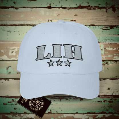 Classic Military, Lihue Hawaii Airport Code (LIH) Embroidered Hat Light Blue / One size