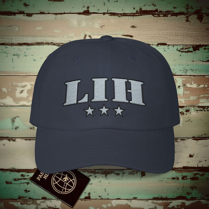 Classic Military, Lihue Hawaii Airport Code (LIH) Embroidered Hat Navy / One size