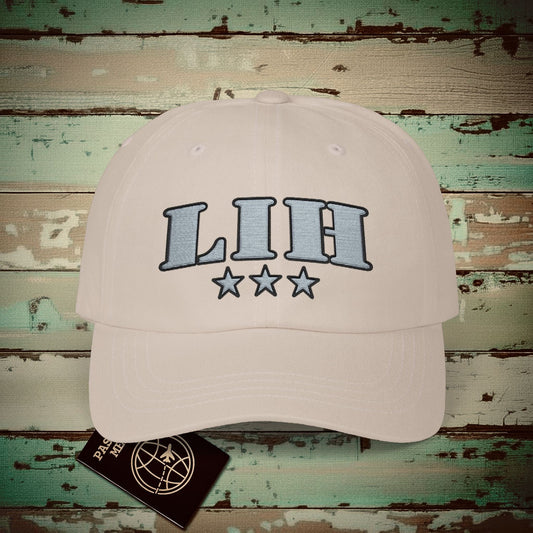 Classic Military, Lihue Hawaii Airport Code (LIH) Embroidered Hat Stone / One size