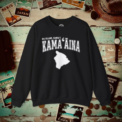 Classic University (Kamaaina Edition), Big Island, Hawaii Crewneck Black / S