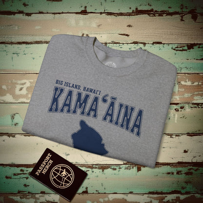 Classic University (Kamaaina Edition), Big Island, Hawaii Crewneck Graphite Heather / S