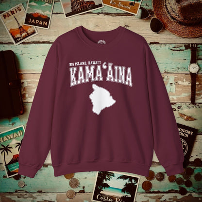 Classic University (Kamaaina Edition), Big Island, Hawaii Crewneck Maroon / S