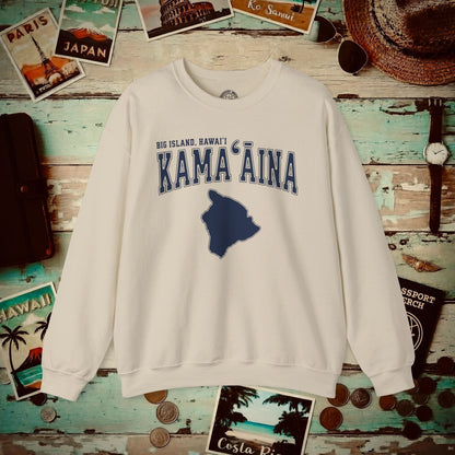 Classic University (Kamaaina Edition), Big Island, Hawaii Crewneck Sand / S