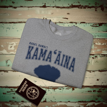 Classic University (Kamaaina Edition), Kauai, Hawaii Crewneck Graphite Heather / S