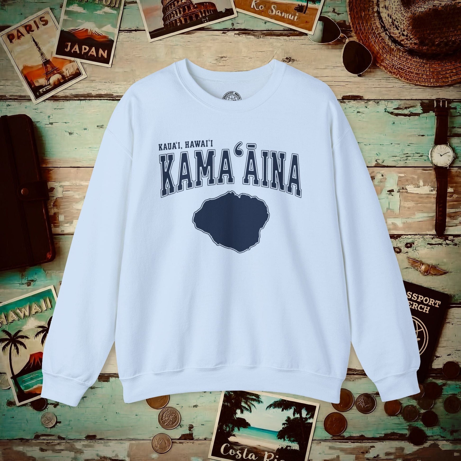 Classic University (Kamaaina Edition), Kauai, Hawaii Crewneck Light Blue / S