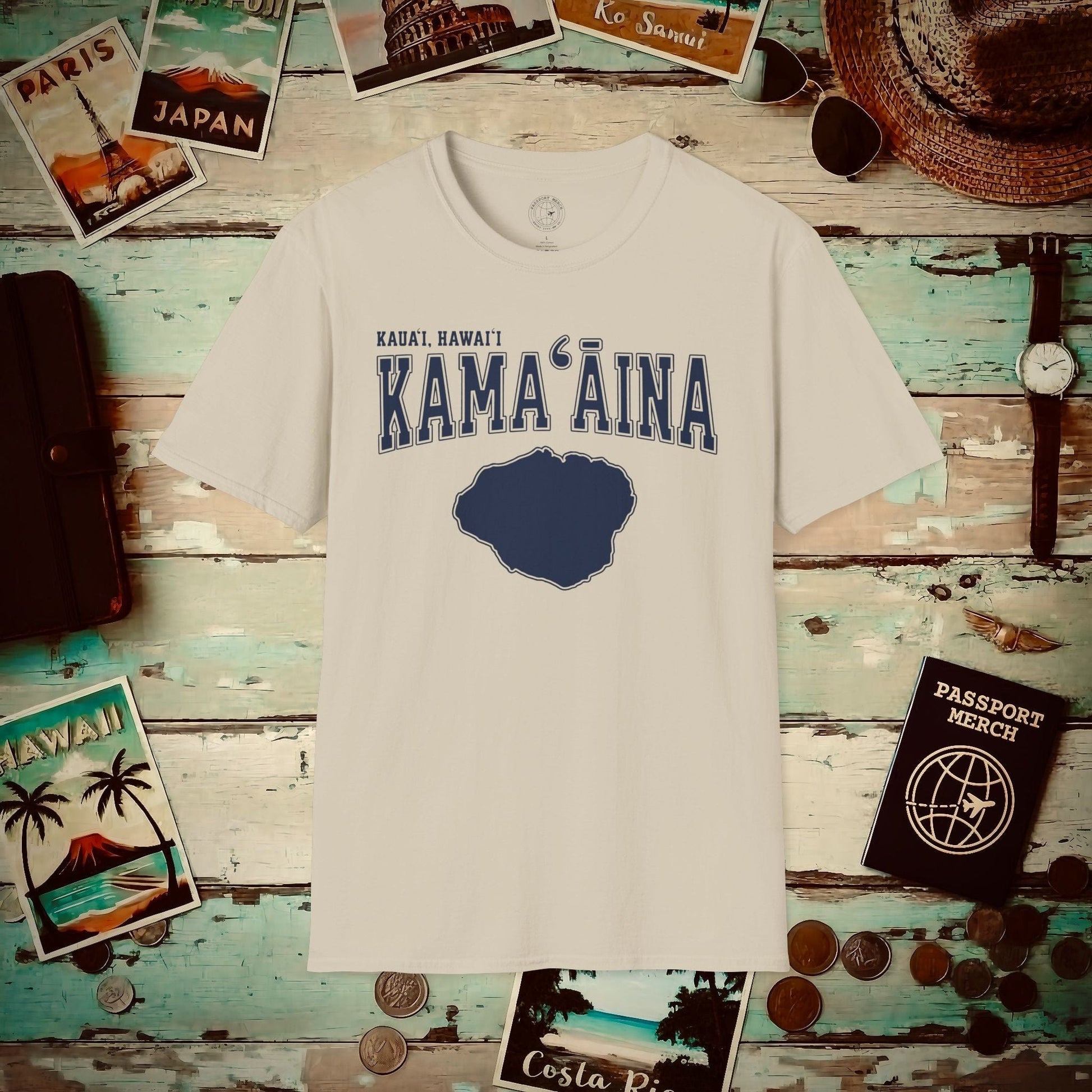 Classic University (Kamaaina Edition), Kauai, Hawaii T-Shirt Sand / S