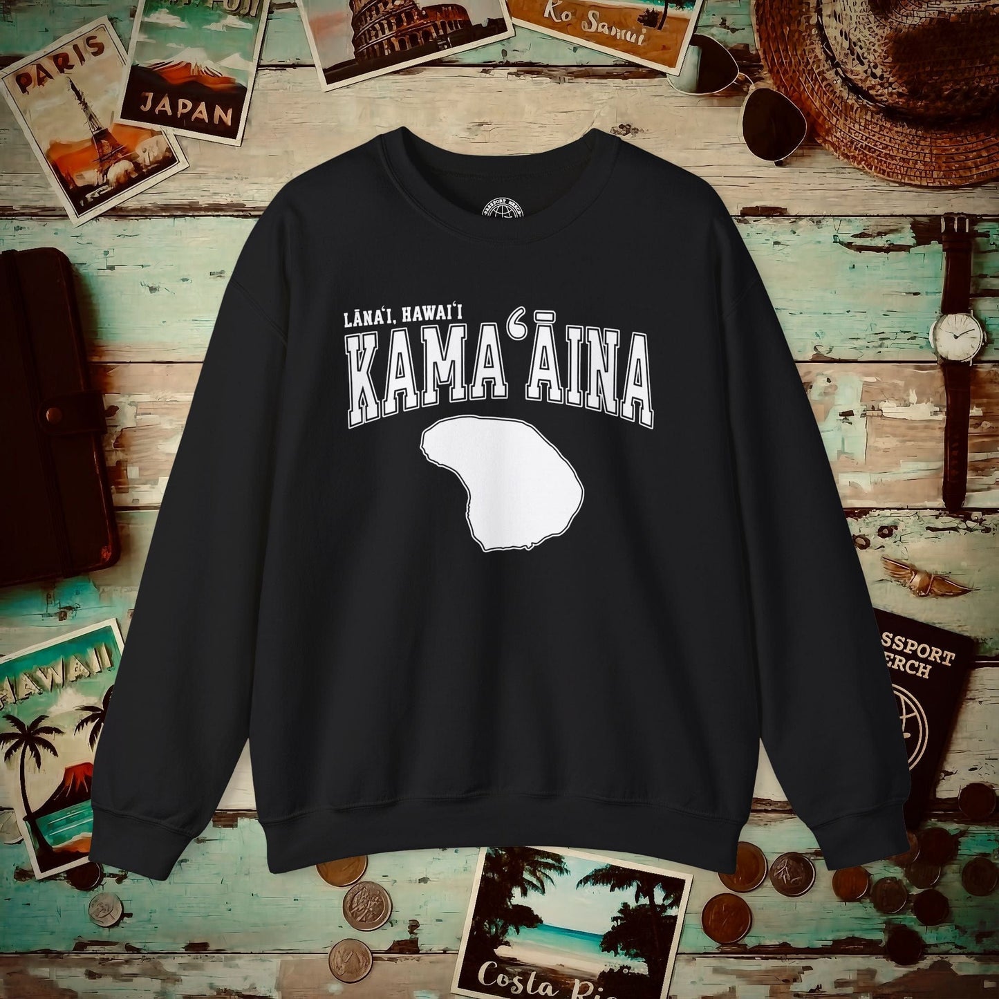 Classic University (Kamaaina Edition), Lanai, Hawaii Crewneck Black / S
