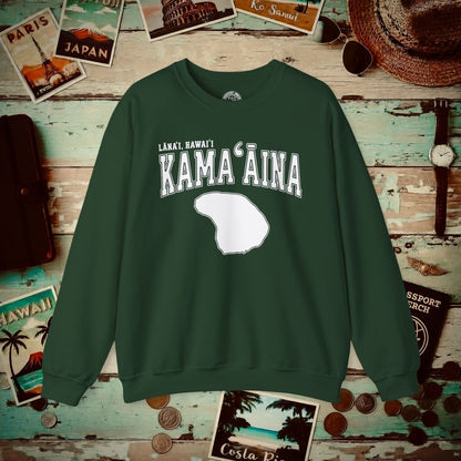 Classic University (Kamaaina Edition), Lanai, Hawaii Crewneck Forest Green / S