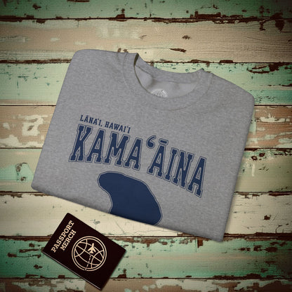 Classic University (Kamaaina Edition), Lanai, Hawaii Crewneck Graphite Heather / S