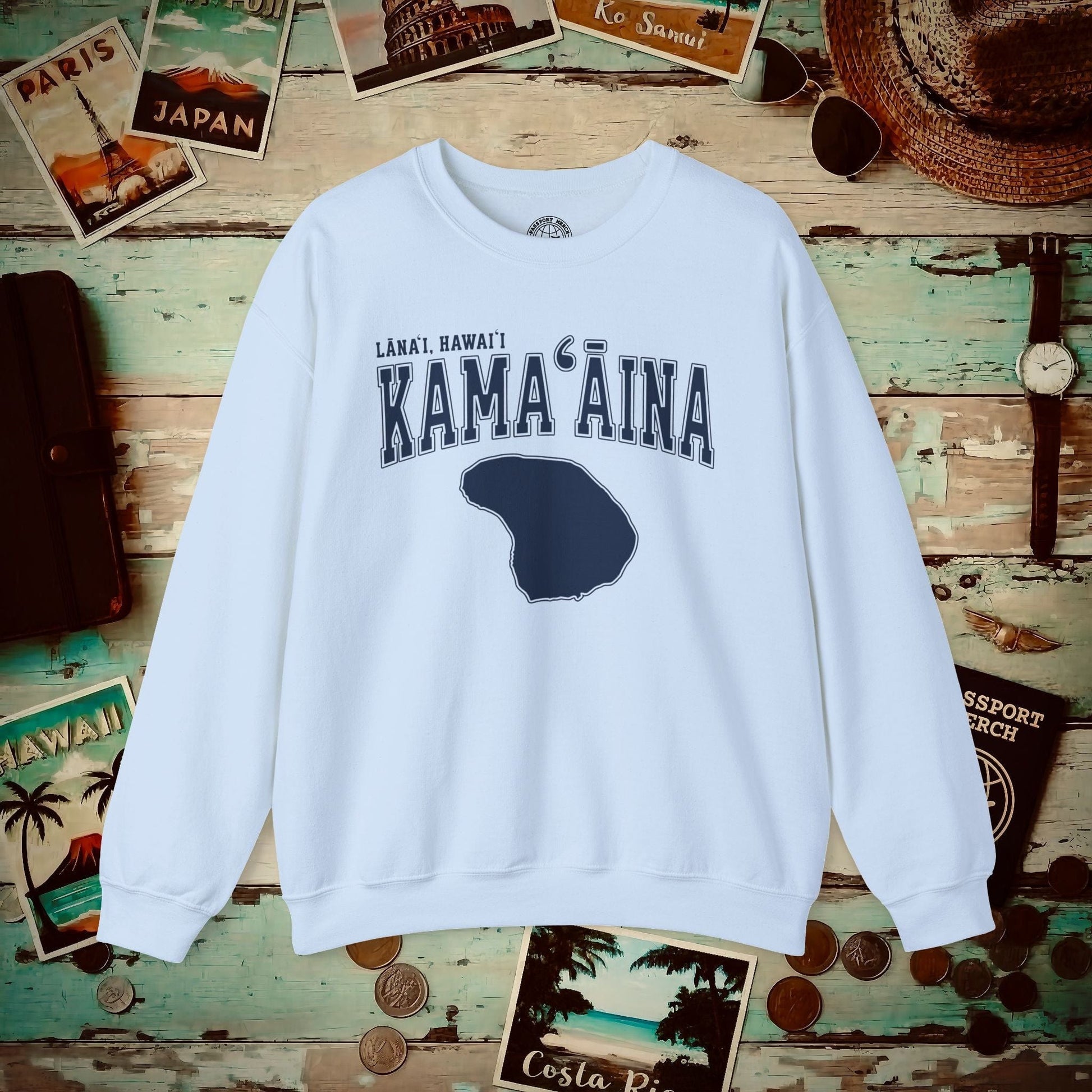 Classic University (Kamaaina Edition), Lanai, Hawaii Crewneck Light Blue / S