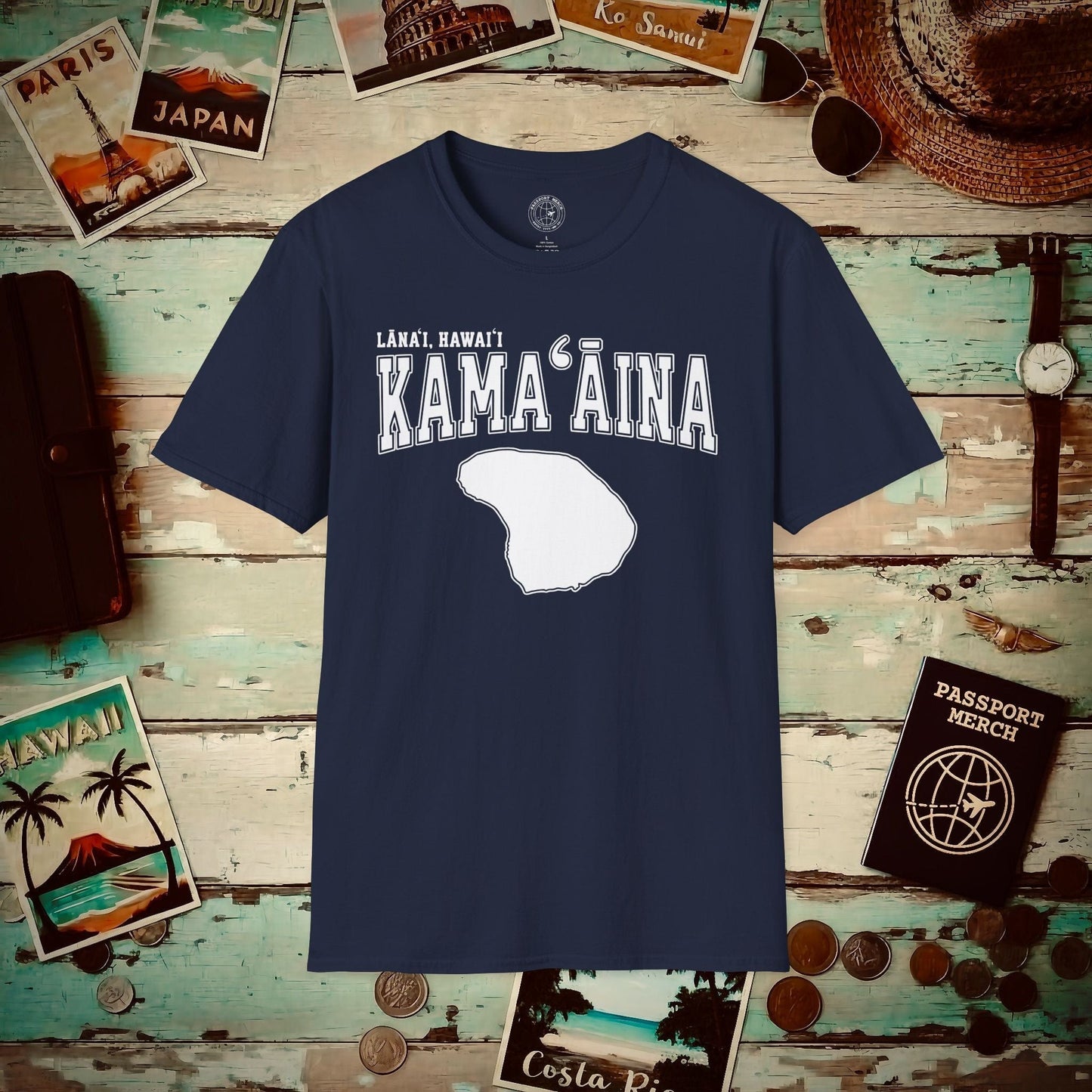 Classic University (Kamaaina Edition), Lanai, Hawaii T-Shirt Navy / S