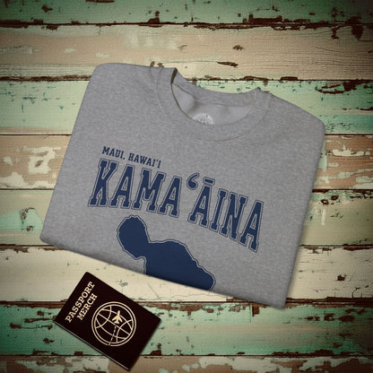 Classic University (Kamaaina Edition), Maui, Hawaii Crewneck Graphite Heather / S