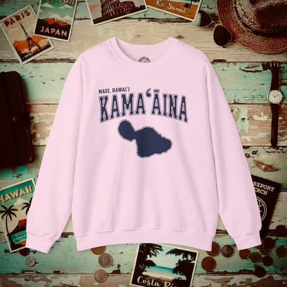 Classic University (Kamaaina Edition), Maui, Hawaii Crewneck Light Pink / S
