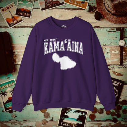 Classic University (Kamaaina Edition), Maui, Hawaii Crewneck Purple / S