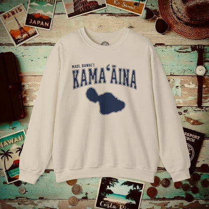 Classic University (Kamaaina Edition), Maui, Hawaii Crewneck Sand / S