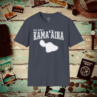 Classic University (Kamaaina Edition), Maui, Hawaii T-Shirt Heather Navy / S