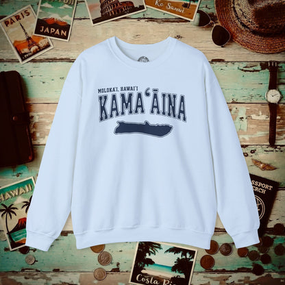 Classic University (Kamaaina Edition), Molokai, Hawaii Crewneck Light Blue / S