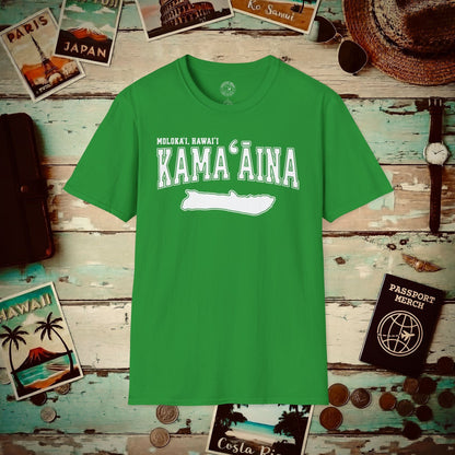 Classic University (Kamaaina Edition), Molokai, Hawaii T-Shirt Irish Green / S
