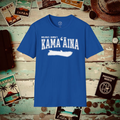 Classic University (Kamaaina Edition), Molokai, Hawaii T-Shirt Royal / S