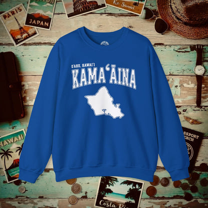 Classic University (Kamaaina Edition), Oahu, Hawaii Crewneck Royal / S