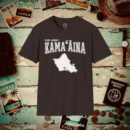Classic University (Kamaaina Edition), Oahu, Hawaii T-Shirt Dark Chocolate / S