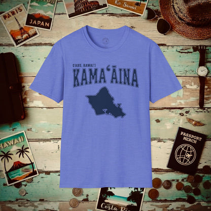Classic University (Kamaaina Edition), Oahu, Hawaii T-Shirt Heather Royal / S