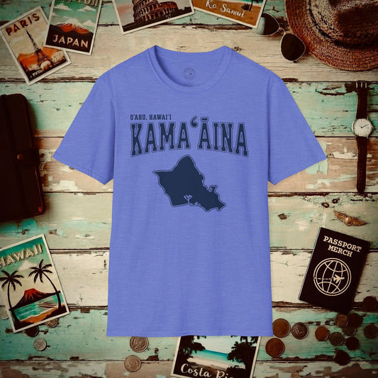 Classic University (Kamaaina Edition), Oahu, Hawaii T-Shirt Heather Royal / S
