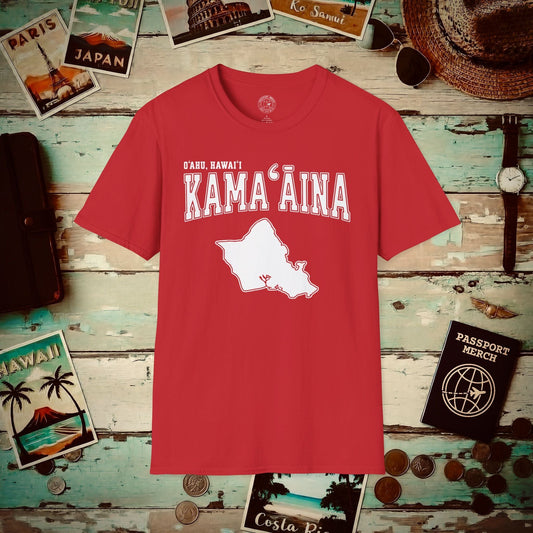 Classic University (Kamaaina Edition), Oahu, Hawaii T-Shirt Red / S